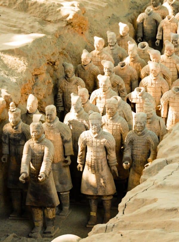 Vast Terracotta Army display, Xi’an, China.
