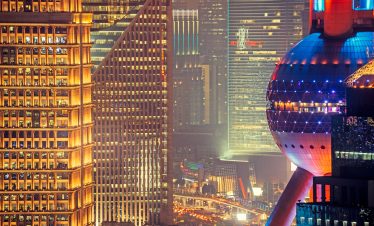 Shanghai Pudong with Oriental Pearl Tower