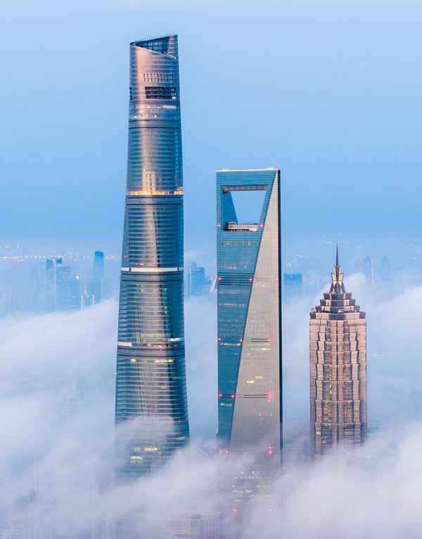 Shanghai Trio skyscapers