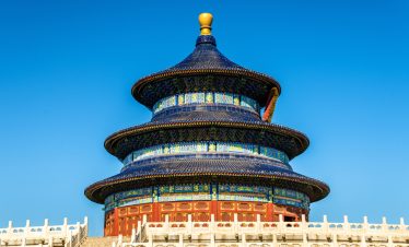 The Hall of Prayer for Good Harvests in Beijing. UNESCO World Heritage site in China