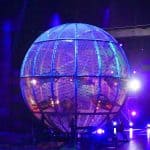 Acrobatics performance at the ERA Show, Shanghai, China.